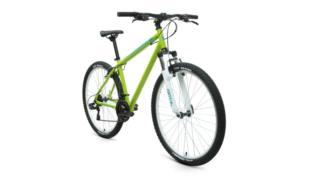 FORWARD SPORTING 1.2 27,5  S хардтейл (р.17"/к.27,5"/ск.21) зеленый /бирюзовый